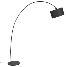LED Lâmpada de arco inteligente moderna preta incl. WiFi G95 - Vinossa Moderno