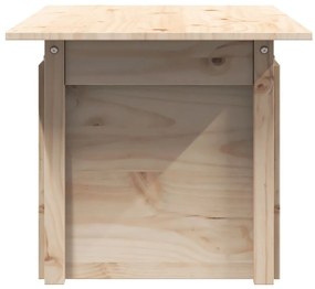 Mesa de jardim 100x50x75 cm madeira de pinho maciça