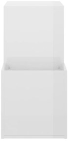 Sapateira corredor derivados de madeira branco brilhante