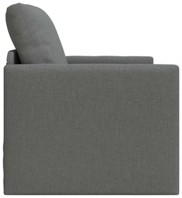 Sofá Cama 2 em 1 Cinza Escuro 74x77x81 cm Tecido