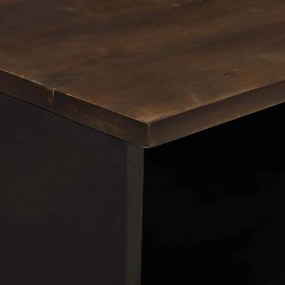 Armário de TV 100x33.5x46 cm em madeira sólida e engenheirada