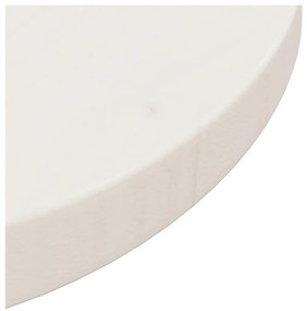 Tampo de mesa pinho maciço Ø30x2,5 cm branco