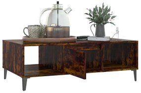 Mesa de centro derivados de madeira carvalho fumado