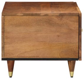 Mesa de centro 80x50x40 cm madeira de mangueira maciça