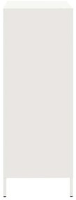 Móvel alto 68x39x101,5 cm aço branco