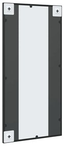 Espelho de parede retangular 40x80 cm ferro preto
