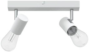 Spotlight de Teto 2 Vias Ajustáveis Branco E27