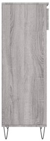 Sapateira 40x36x105 cm derivados de madeira cinzento sonoma