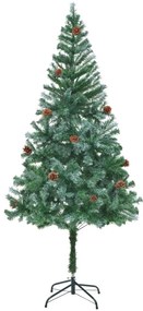 Árvore de Natal artificial com pinhas 180 cm