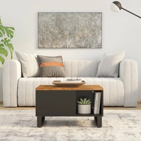 vidaXL Mesa de centro 60x50x35 cm madeira de mangueira maciça