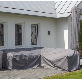 Cobertura para lounge de exterior 320x255x70 cm cinzento