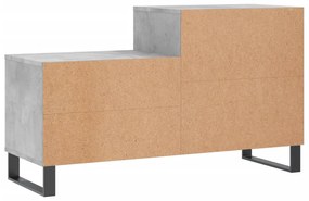 Sapateira 102x36x60 cm derivados de madeira cinzento cimento