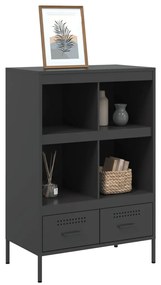 Móvel alto 68x39x101,5 cm aço preto