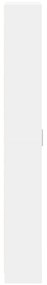 Guarda-roupa Branco 55x25x189 cm Madeira Engenharia