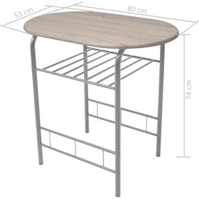 Conjunto pequeno-almoço/bar MDF