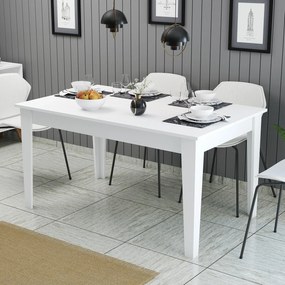 Mesa de Jantar Milan500 – Branco – 145x75x88 cm