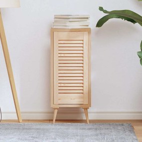 vidaXL Porta de armário com design de persiana pinho maciço