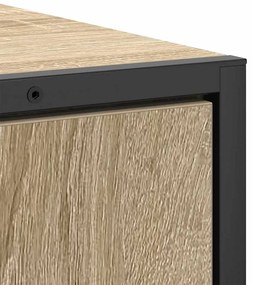 Conjunto de Móveis de Casa de Banho vidaXL 3 Peças Carvalho Sonoma Mad
