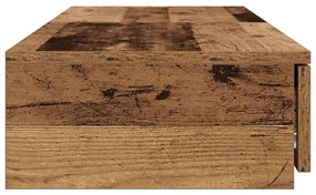 gavetas de cama vidaXL madeira antiga 120x36,5x16,5 cm madeira engenhe