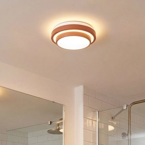Plafon Moderno Sienna com Branco 25cm IP44 - Walden