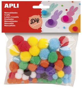 Kit Manualidades Pompons 22/18/14/10mm 78un. – Apli