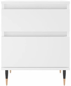 Mesa de cabeceira 40x35x50 cm derivados de madeira branco