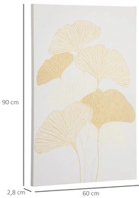 Quadro Ginkgo Biloba - Design Minimalista