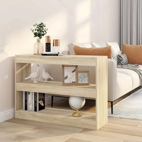 vidaXL Estante/divisória 100x30x72 cm cor carvalho sonoma