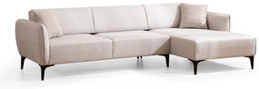 Sofá de Canto Belissimo – Off White – 270 x 140 cm