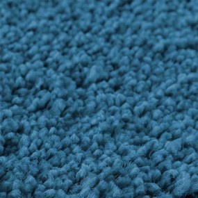 Tapete de Banho Retangular Azul 60x90 cm Polipropileno Antiderrapante