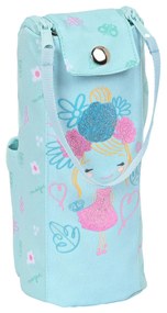 Bolsa Escolar Glow Lab Cute Doll Azul Claro (6 X 21 X 6 cm)