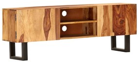 vidaXL Móvel de TV 130x30x47 cm madeira de acácia maciça