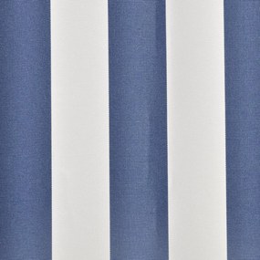 Lona para toldo azul e branco 450x300 cm