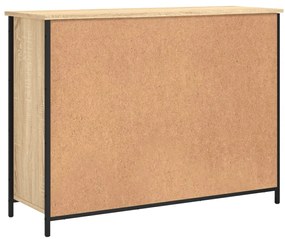 Aparador 100x35x75 cm derivados de madeira cor carvalho sonoma