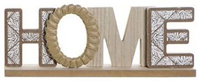 Placa Home | Wood Leefs | 30x5x10.5CM