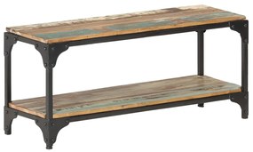 Mesa de centro 90x30x40 cm madeira recuperada maciça