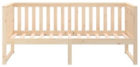 Espreguiçadeira sem colchão 75x190 cm pinho de madeira maciça