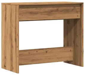 Mesa consola 89x41x76,5 cm derivados madeira carvalho artisiano