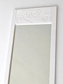 Espelho Cheval Roses – Branco – 55x155x2 cm