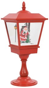 Candeeiro pedestal natalício com Pai Natal 64 cm LED