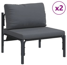 Conjunto de Sofá de Jardim 7 pcs Antracite 70 x 70.5 x 31.5 cm