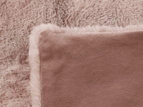 Manta rosa 150 x 200 cm CHAAB Beliani