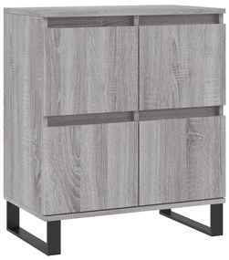 Aparadores 2 pcs derivados de madeira cinzento sonoma
