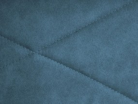 Conjunto de 2 bancos de bar em tecido azul DARIEN Beliani