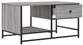 Mesa de centro 85,5x51x45 cm derivados de madeira cinza sonoma