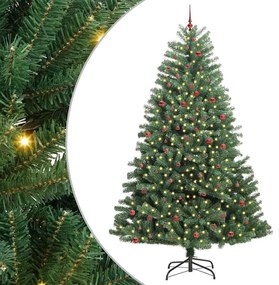 vidaXL Árvore de Natal Articulada Artificial Verde 300 cm PVC e Metal