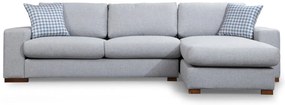 Sofá de Canto Loop – Cinzento Claro – 290 cm x 194 cm