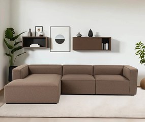 Sofá de Canto Mora XL – Castanho – 320 cm