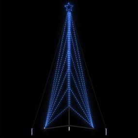 vidaXL Árvore de Natal LED 861 LEDs Azul 478 cm