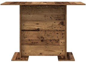 Mesa de Jantar vidaXL Madeira Antiga 110x60x75 cm Madeira Engenharia